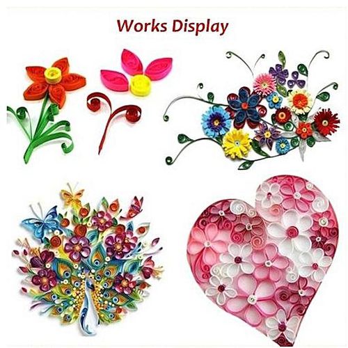 Slotted Paper Craft Electric Paper Quilling Tools Winder Steel Curling Pen  DIY