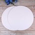 Generic Round Canvas Painting Board Stretched Artist Canvas Blank Art Painting Board Oil Paint Canvas Sketch Board For Diy Crafting