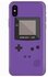 Polycarbonate Slim Snap Case Cover Matte Finish For Apple iPhone X Gameboy Color Purple