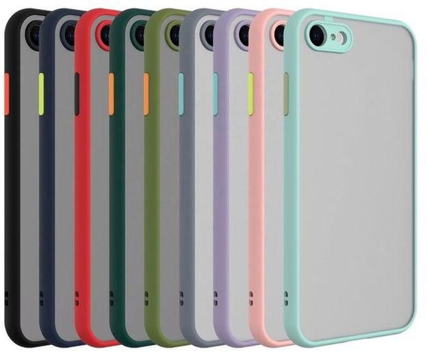Translucent Frosted Smoke Mobile Cover For Apple IPhone 8 Camera Protection Phone Case