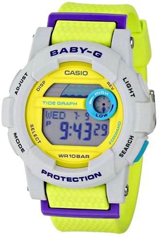Casio Baby-G Women's Grey Digital Dial Resin Band Watch - BGD-180-3DR