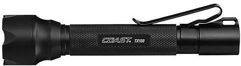 COAST TRI COLOR LED FLASHLIGHT 125 LUMENS BLACK - COAST TX100