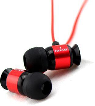 Bar lovers Awei T10Vi  line volume control hifi earphones with microphone for HTC - Red