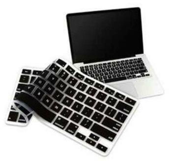 Hard Cover and Keyboard Skin for Macbook Pro 17 Inch in Black
