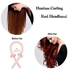 Pink Heatless Hair Curler for Medium and Long Hair