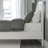 TYSSEDAL Bed frame, white/Lindbåden, 140x200 cm - IKEA