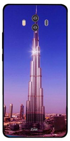Thermoplastic Polyurethane Skin Case Cover -for Huawei Mate 10 Burj Khalifa Lighting Burj Khalifa Lighting