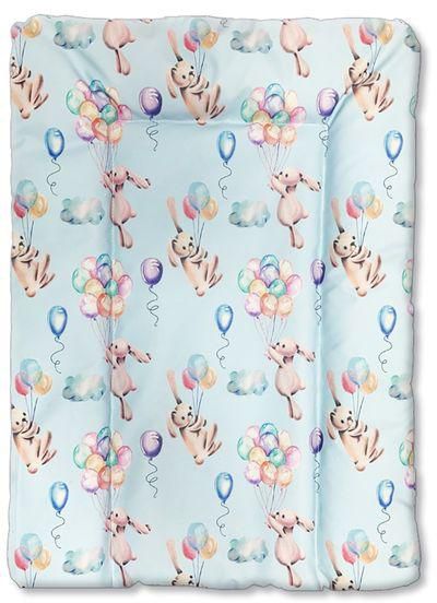 Komkom Baby Changing Mat – Patterned/Rabbits – 1 Piece