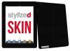 Stylizedd Premium Vinyl Skin Decal Body Wrap for Apple iPad 2 (2011, 2nd Gen) - Fine Grain Leather Black