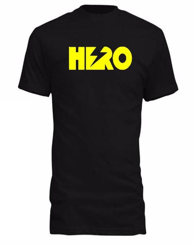 Cray Cray InCRAYdible Yellow Hero Round Neck T-shirt - Black