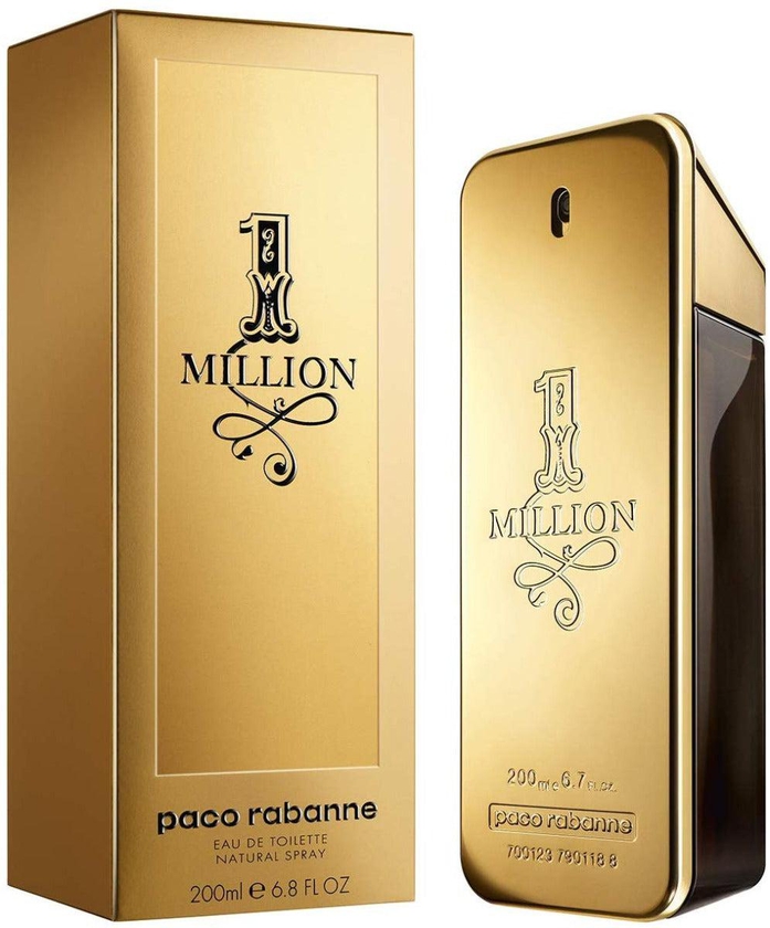Paco Rabanne 1 Million Perfume For Men, EDT, 200ml