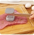 Dual Sided Meat Tenderizer And Hammer Pounder Silver 25centimeter