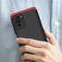 شاومى ريدمى نوت 10 ‫(Redmi Note 10)  جي كي كي غطاء حماية 360 درجة - أسود واحمر