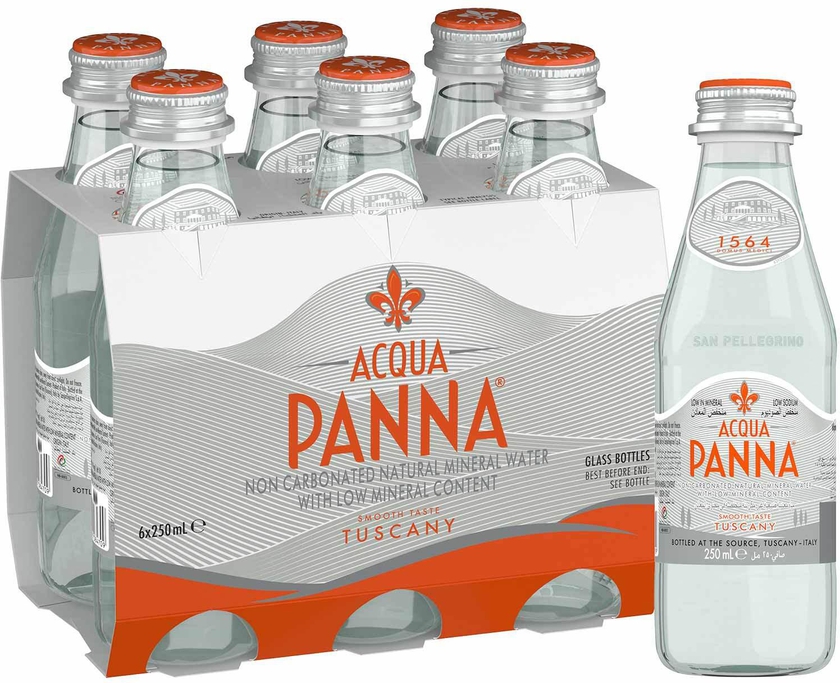Acqua panna mineral water 250 ml &times; 6 