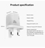 Mione 25W PD 3.0 Super Fast Charger Plug with Type- C , Power Delivery Compatible with iPad mini 6, iPad Pro/Air,Galaxy S21/S21+/S21 Ultra/S20/Note20/S9/S10,Oneplus 8 Pro (MIC01)