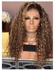 Synthetic Long Curly Hair Wig Brown