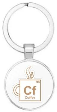 ميدالية مفاتيح بتصميم كوب قهوه