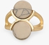 Gold Dusty Stones Ring