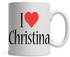 I Love Christina Mug