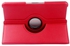 Hot Red Multi-function 360 Degree Leather Case For Samsung Galaxy Note 10.1 N8000