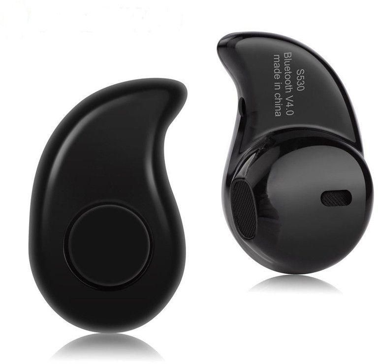 Mini S530 Stealth Earphone Little Finger Size Wireless Bluetooth 4.0 Stereo Headset Handfree (Black)