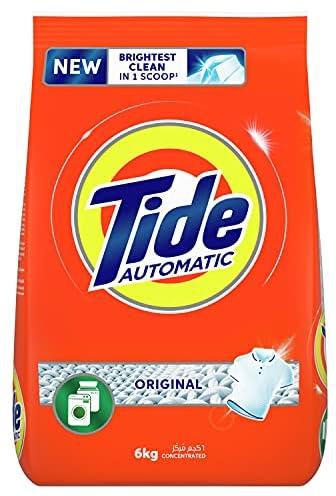 Tide Automatic Original Scent Detergent Powder - Front & Top Load - 6 Kg, Pack Of 1
