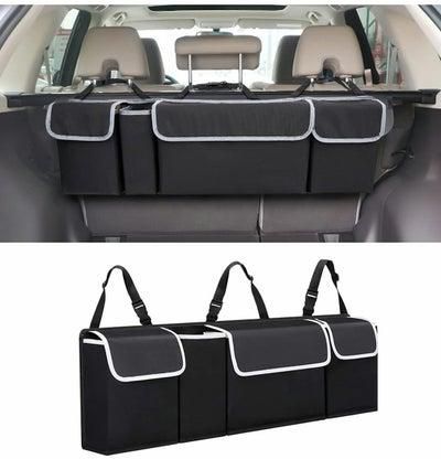 Car Trunk Organizer, Back Seat Hanging Organizer with 4 Large Storage Bag, Waterproof
