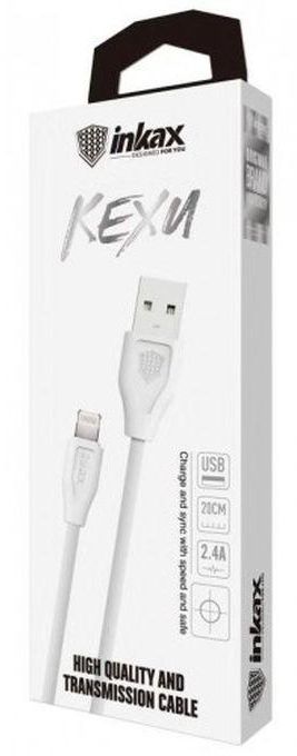Inkax Lightning Super Speed USB Data & Charging Cable 20cm For IPhone / IPad / IPod