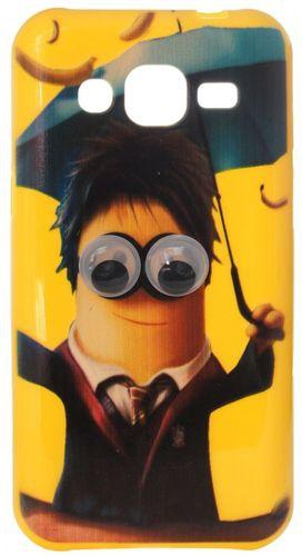 Generic New Case Minion 2 Back Cover For Galaxy J2 -Yellow