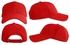 SPORTS CAP FOR MEN, RED- Fitted, One Size