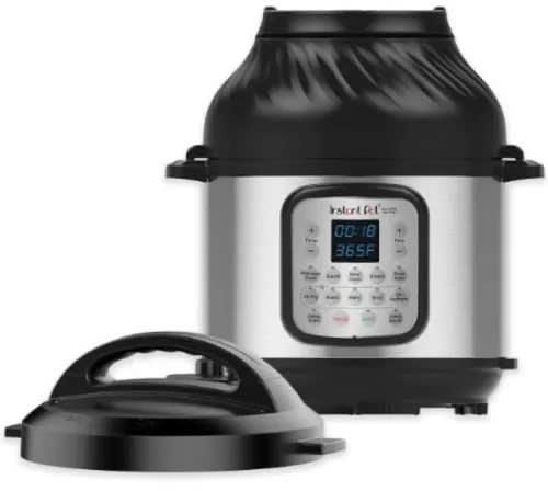 Instant Pot - Duo Crisp Multi Pressure Cooker + Air Fryer - 8L- 1500W - 11 In 1