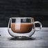 Double Glass Coffee Mug, 100ml