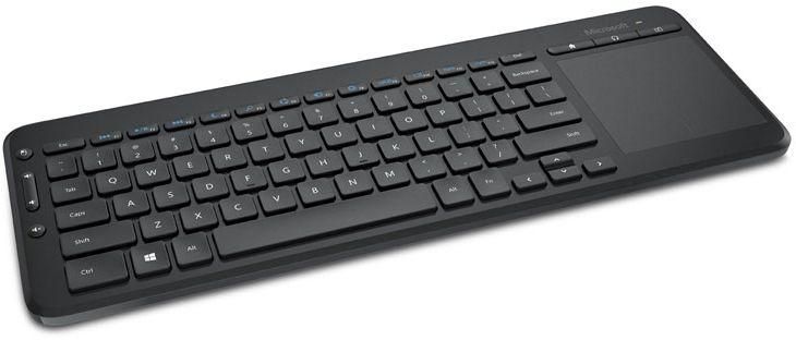 Microsoft N9Z-00019 Wireless All in One Media Keyboard Touchpad for PC