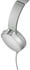 سماعة رأس سوني  XB550AP Extra Bass Headphones, أبيض