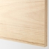 METOD Base cabinet f sink w door/front - white/Askersund light ash effect 60x60 cm