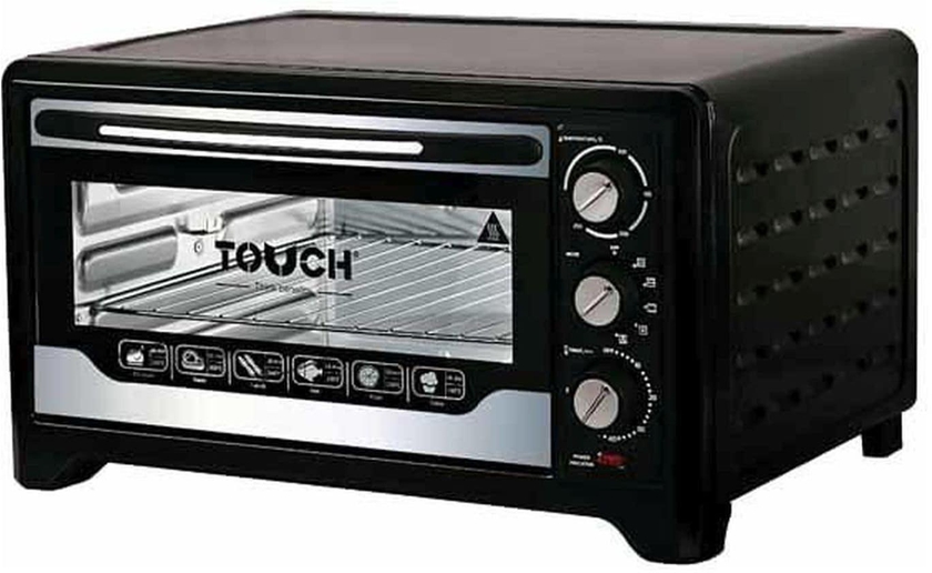 Touch Electric Oven With Grill - 50 Liters - 2000 Watt - Black