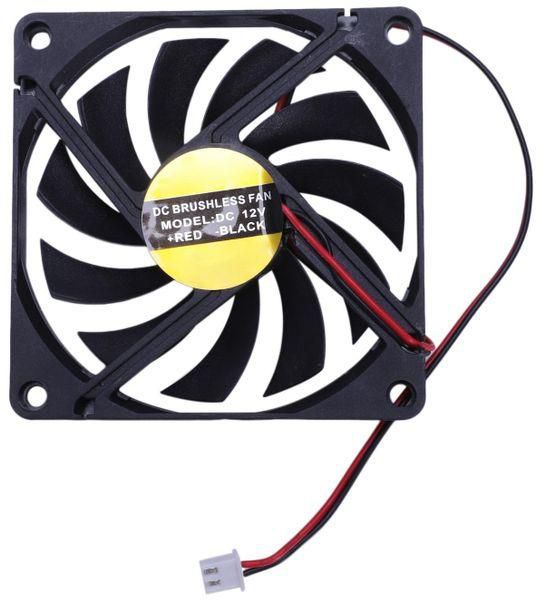 80mm 2 Pin Connector Cooling Fan for Computer Case CPU
