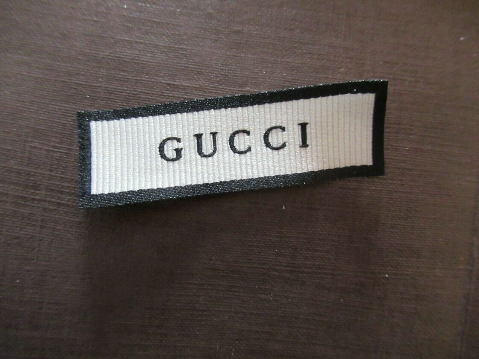 Buy New Listing GUCCI 1 Clothing Designer Tag LABEL Replacement Sewing  Accessories lot 1 Online in Saudi Arabia. 265631201474 price from ubuy in  Saudi Arabia - Yaoota!