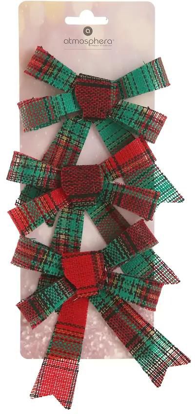 حزمة ربطة عنق اسكتلندية بوليستر أتموسفيرا (10 × 2 × 12 سم، 3 قطع)