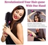 4-In-1 Hair Dryer And Straightener Brush Black/Pink