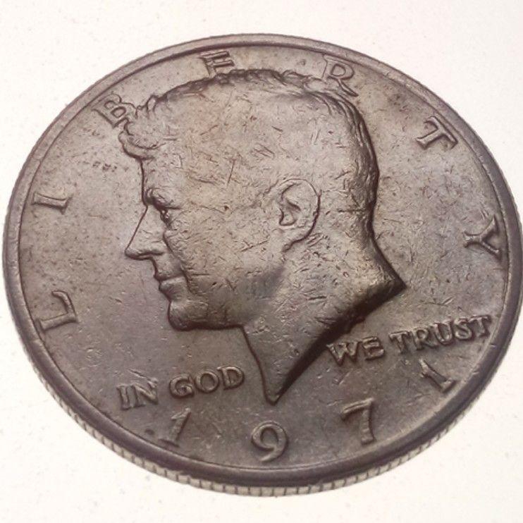 نصف دولار امريكي 1971 م
