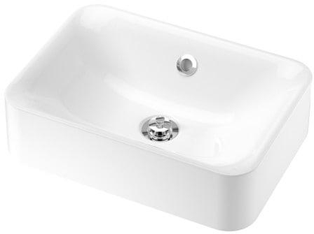 HÖRVIK Countertop wash-basin, white