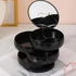 4 Tier Jewelry Organizer Box Jewelry Accessories Storage 360 Degree Rotating Drawer For Rings, Earrings, Bracelets, Necklaces