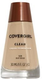 Covergirl Clean # 125 Buff Beige For Women 30ml Liquid Foundation