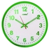 Sonera wall clock -3971-Analog -Quartz- round, green x white