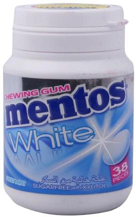 Mentos White Sweet Mint Bubble Gum - 54g