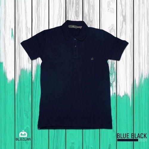 Generic Men's Polo T-Shirt - Navy Blue