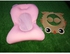 Baby Bath Seat Support Mat Anti-Slip Soft With Cap