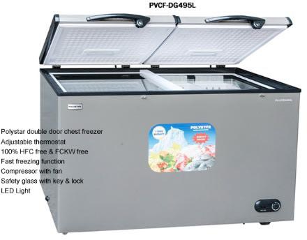 Superb Chest Freezer - 390 Litres - PV-CFDG495L