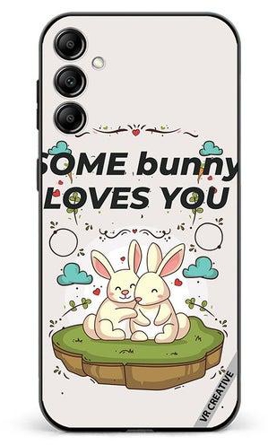 Protective Case Cover For Samsung Galaxy A14 5G/A14 Love Bunny Design Multicolour